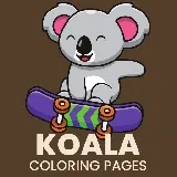 desene de colorat koala