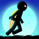 Stickman-Dschungelflucht