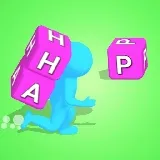 Pila de palabras modelo 3d